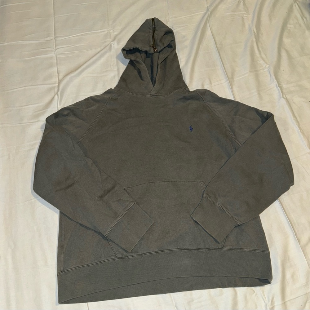 VINTAGE POLO HOODIE W/ HOOD ZIPPER